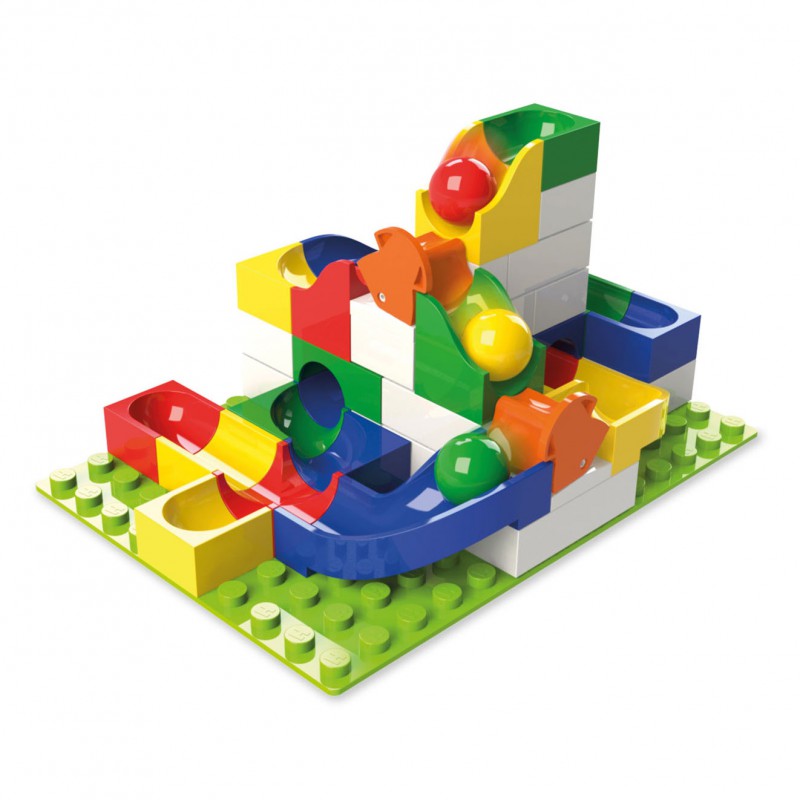 Hubelino Knikkerbaan  Wissel Uitbreidingsset, 43dlg.