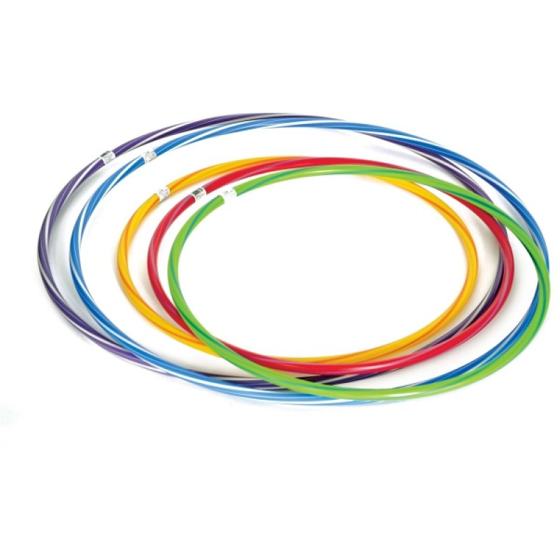 Hoepel Hoola Hoop, assorti kleuren in 3 maten
