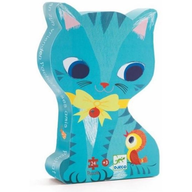 Djeco - Silhouette Puzzel: De Poezen