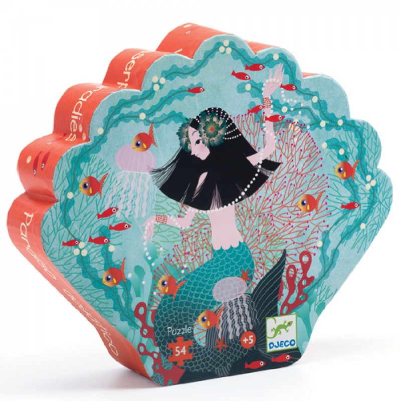 Djeco - Silhouette Puzzel: Het Waterparadijs