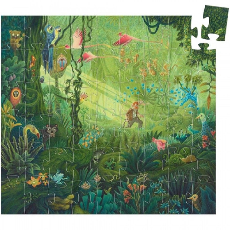 Djeco - Silhouette Puzzel: De Jungle