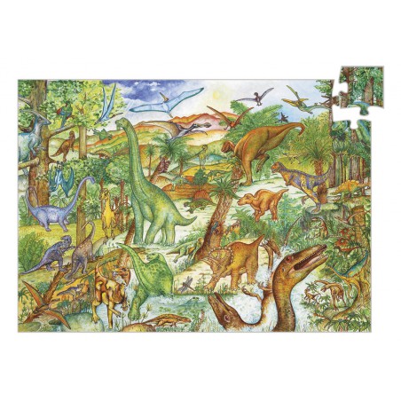 Djeco - Observatiepuzzel Dinosaurussen