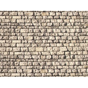 Muurplaat "quadersteen" 32x15cm, Noch
