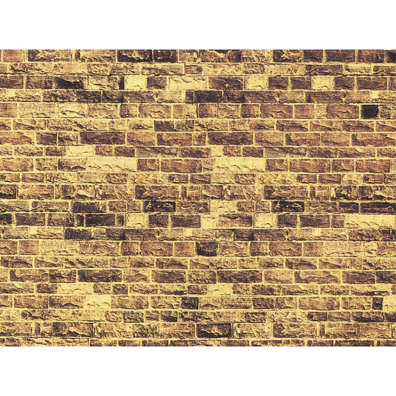 Muurplaat "zandsteen" 32x15cm, Noch