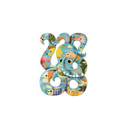 Djeco - Kunstpuzzel De Octopus