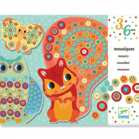 Djeco - Mozaïek 1000 Bloemen Djeco - Mozaïek 1000 Bloemen