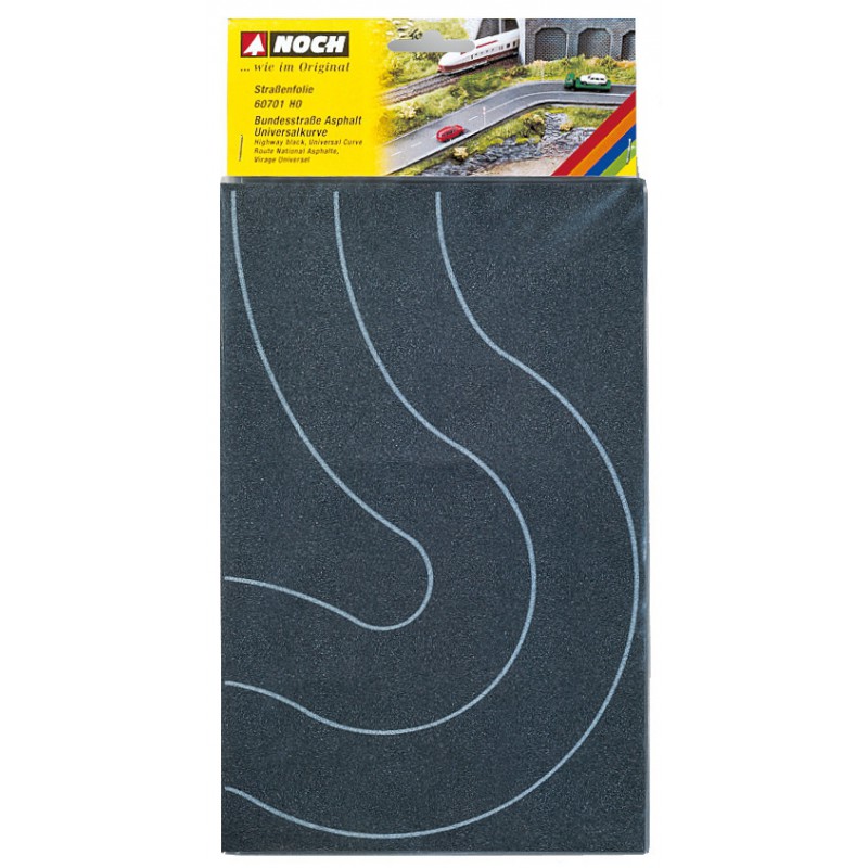 Straten-folie bocht "asfalt", Noch