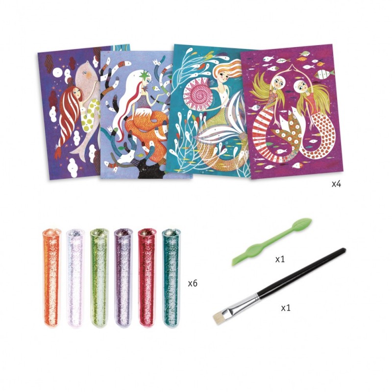 Djeco - Glitter - Zeemeerminnen