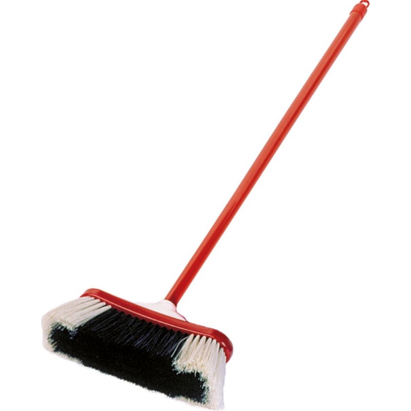Bezem classic rood 66cm
