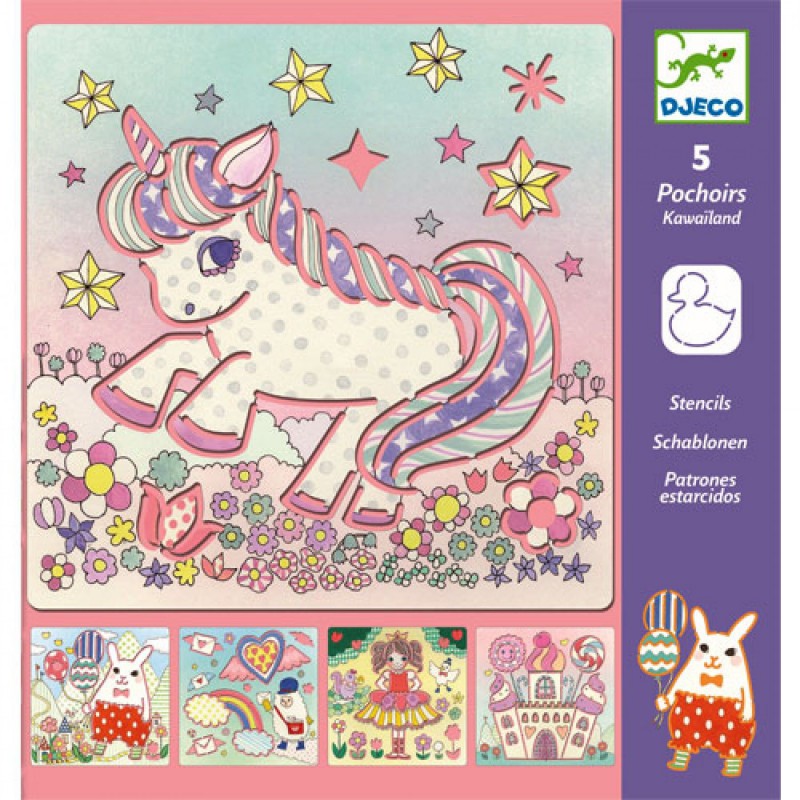 Djeco - Sjablonen - Fantasyland