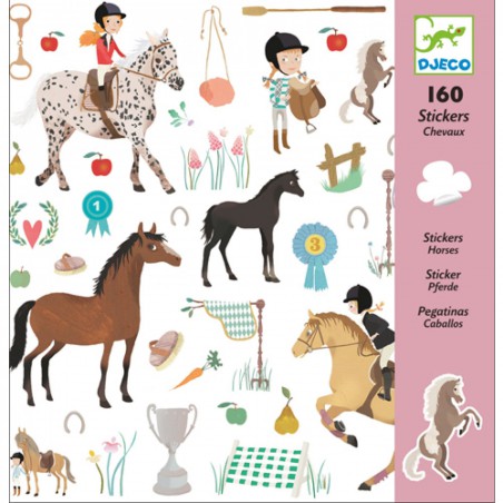 Djeco - Stickers - Paarden