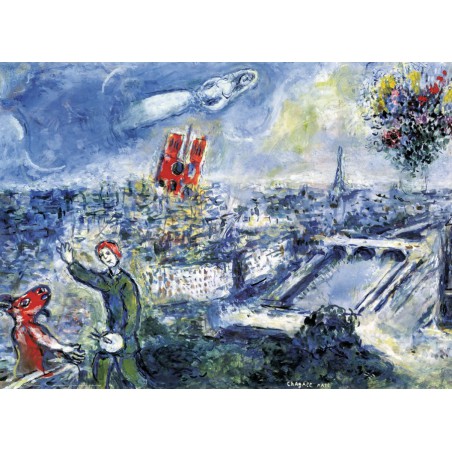 Le Bouquet de Paris - Marc Chagall , 1000stukjes