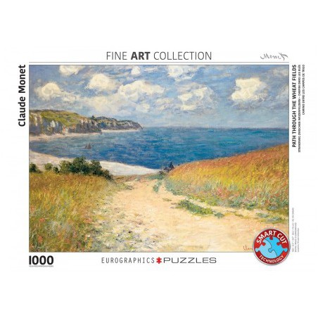 Path Through the Wheat Fields - Claude Monet, Eurographics 1000stukjes
