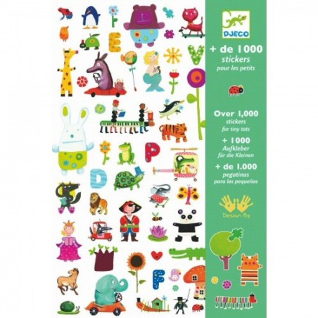 Djeco - 1000 Stickers - Kleintjes