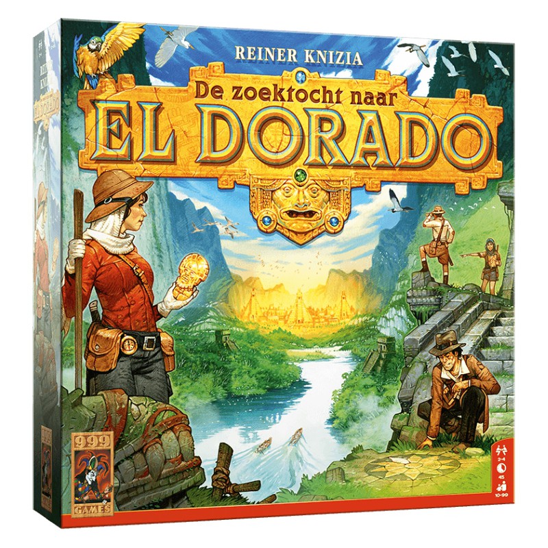 Op zoek naar El Dorado - Bordspel, 999 games