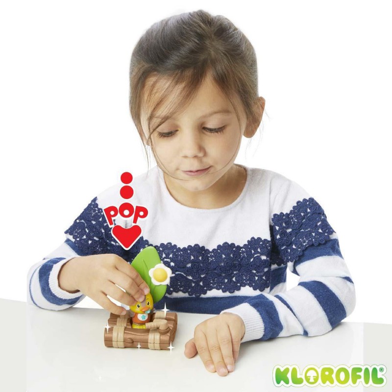 Klorofil, lichtgevend vlot speelset incl. figuur