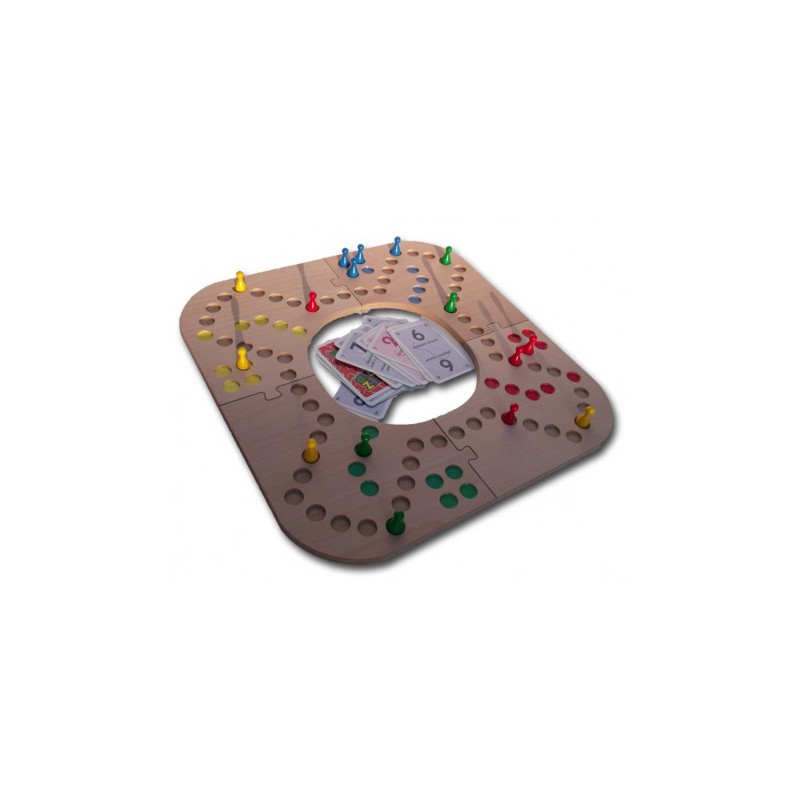 Keezbord 4 personen hout