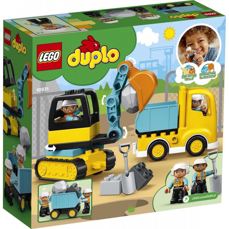 LEGO DUPLO Truck & Graafmachine met Rupsbanden - 10931