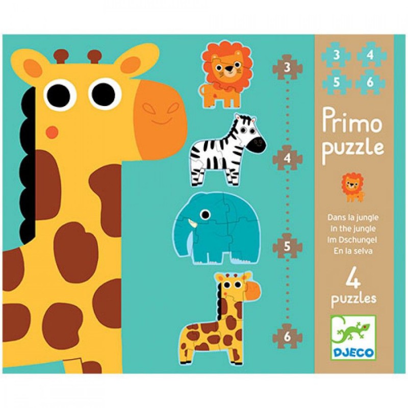 Djeco - Puzzels - In de Jungle