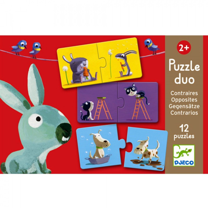 Djeco - Duo Puzzel - Contrasten
