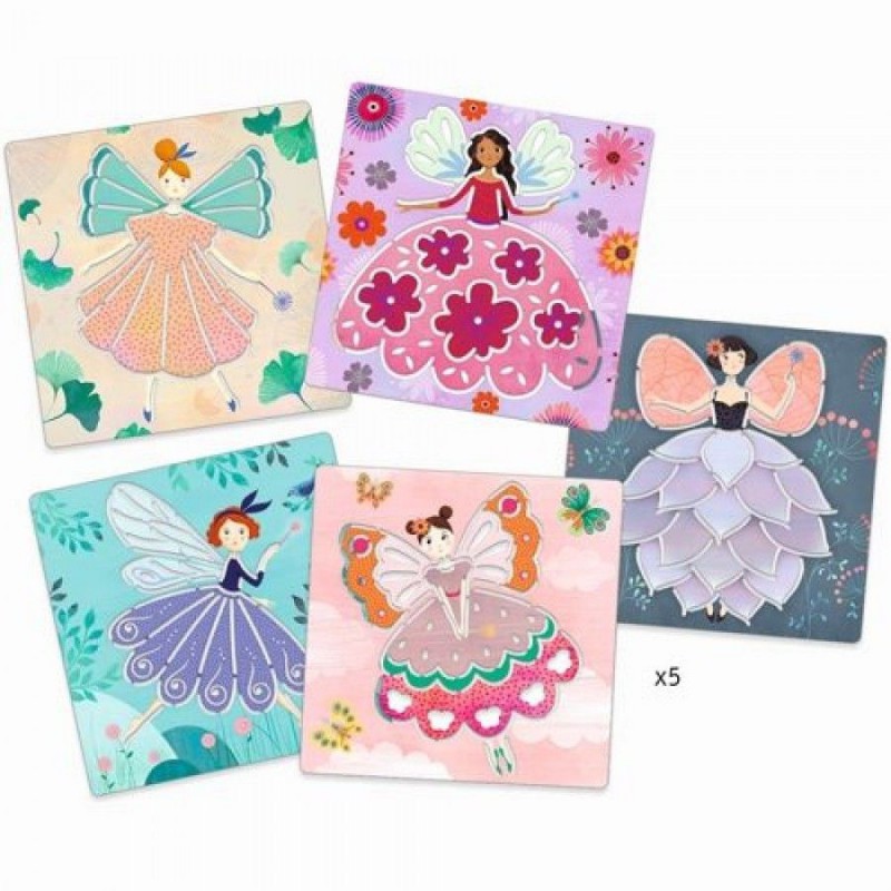 Djeco - Sjablonen - Feeën