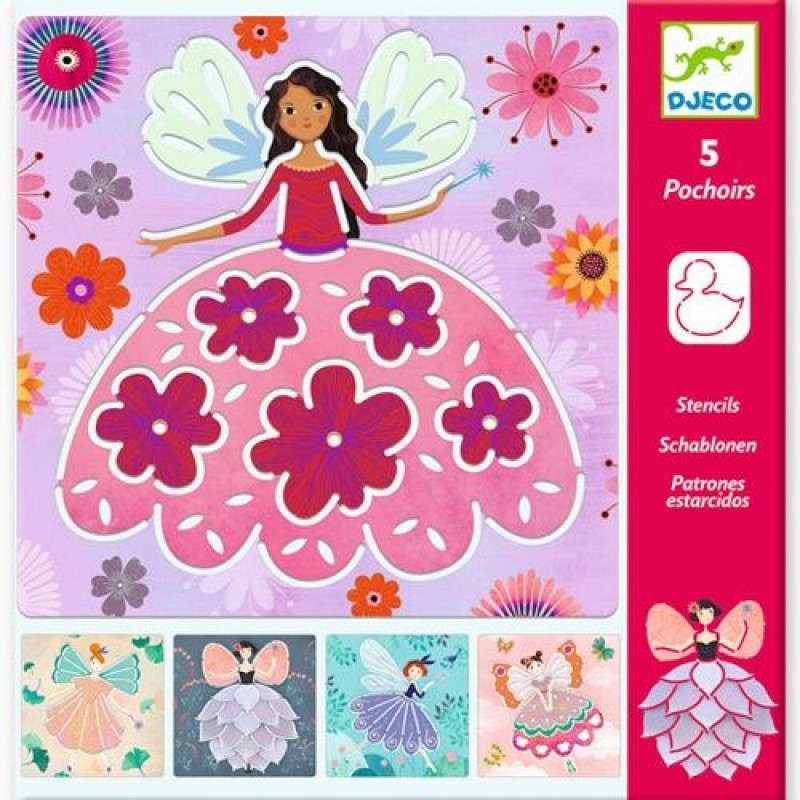 Djeco - Sjablonen - Feeën