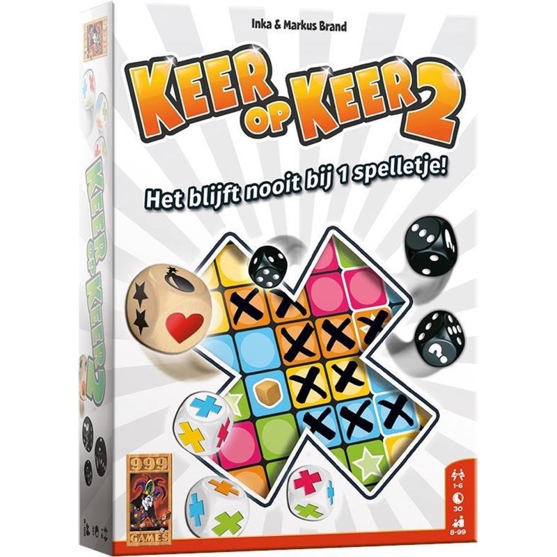 Keer Op Keer 2 Dobbelspel, 999games
