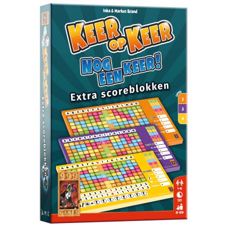 Keer Op Keer - Scoreblokken 234 x3, 999games