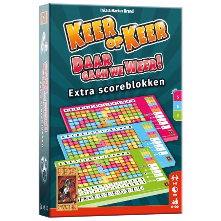 Keer Op Keer - Scoreblokken 567 x3, 999games