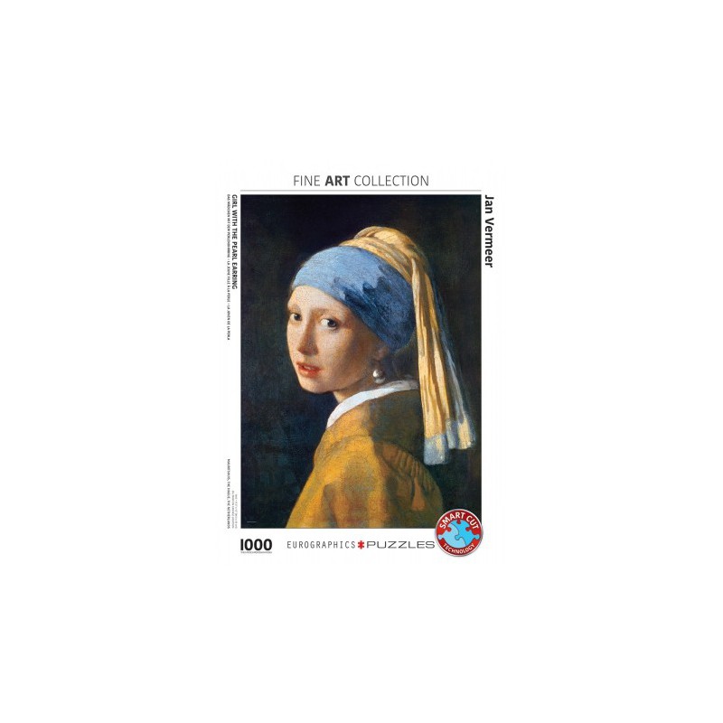 Girl with the Pearl Earring - Johannes Vermeer, Eurographics 1000stukjes