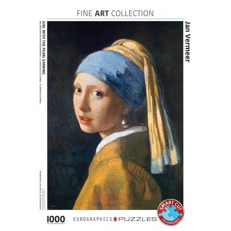 Girl with the Pearl Earring - Johannes Vermeer, Eurographics 1000stukjes