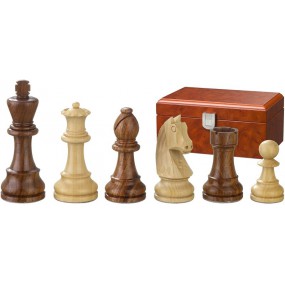 Artus Schaakstukken 65mm - Blank/Bruin