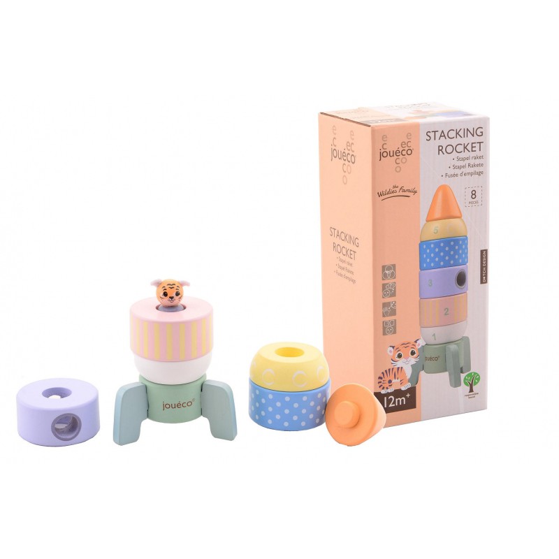 The Wildies Family Stapelraket 8-delig, Jouéco