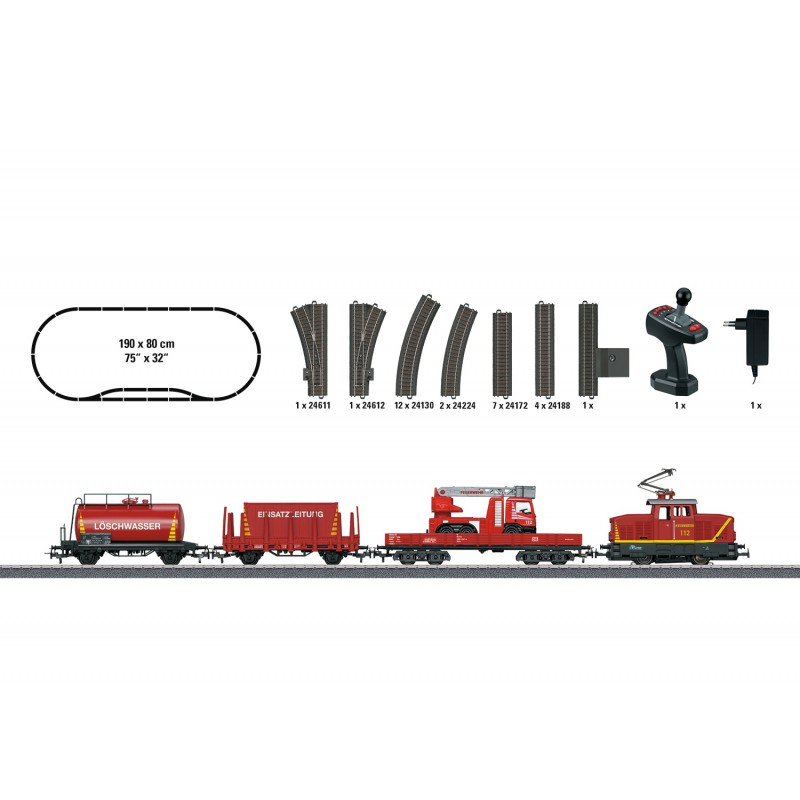Märklin-HO Start up, Startset " Brandweer"  29722