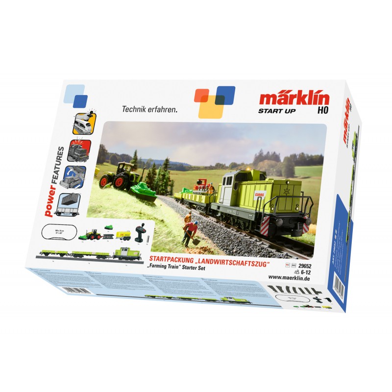Märklin-HO Start up, Startset " Claas, Landbouw "  29652