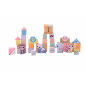 The Wildies Family Houten blokken in ton, Jouéco