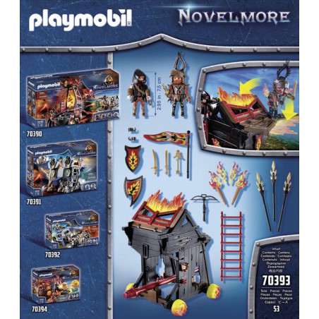 Playmobil Novelmore 70393 Burnham Raiders vurige stormram