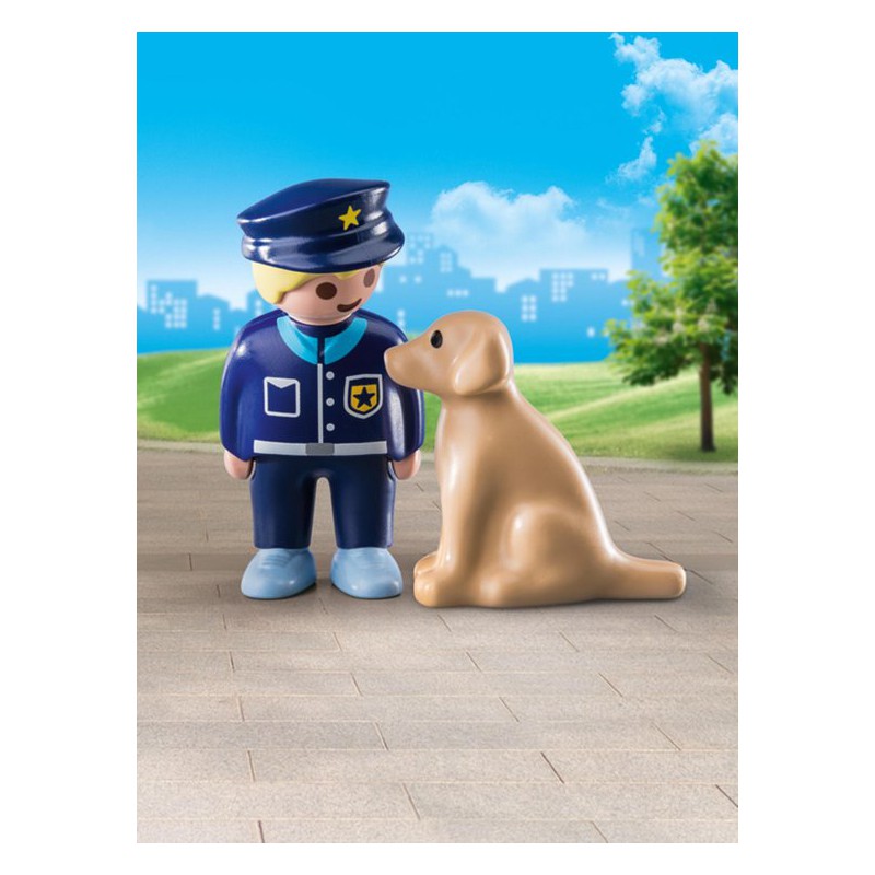 Playmobil 1.2.3. 70408 Politieman met hond