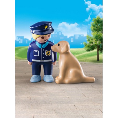 Playmobil 1.2.3. 70408 Politieman met hond