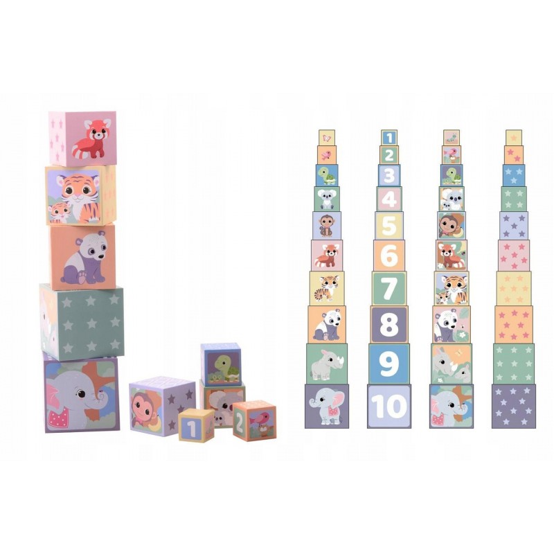 The Wildies Family Stapelblokken (10-delig), Jouéco