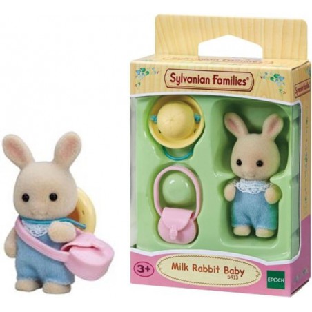 Baby wit konijn,5413 Sylvanian families