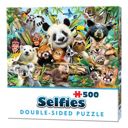 Double-Sided Selfie Puzzles - Jungle (500)