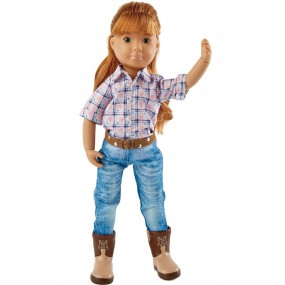 Kruselings, Chloe Riding Cowgirl - Doll Set, Käthe Kruse
