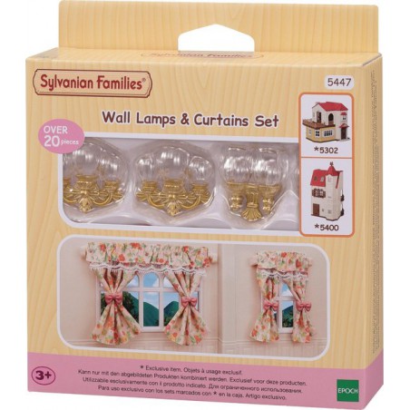 Wandlampen en Gordijnenset, 5447 Sylvanian families