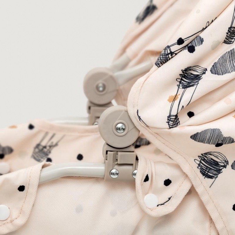 Poppenwagen 2-in-1 (luchtballon) - Skrallan