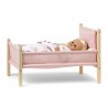 Houten poppenstoel (blank/roze) - Skrallan