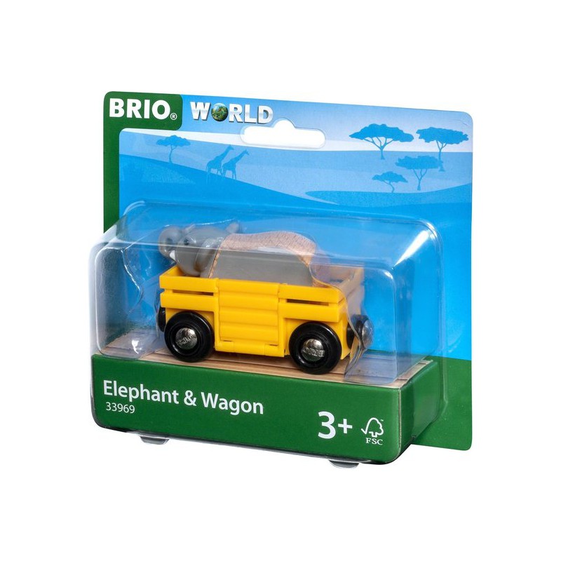 Brio Wagon met Olifant