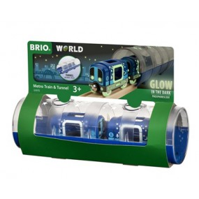 Brio Metrotrein en Tunnel