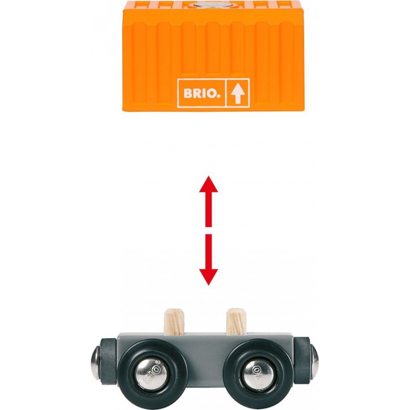 Brio Vrachttrein met drie wagons