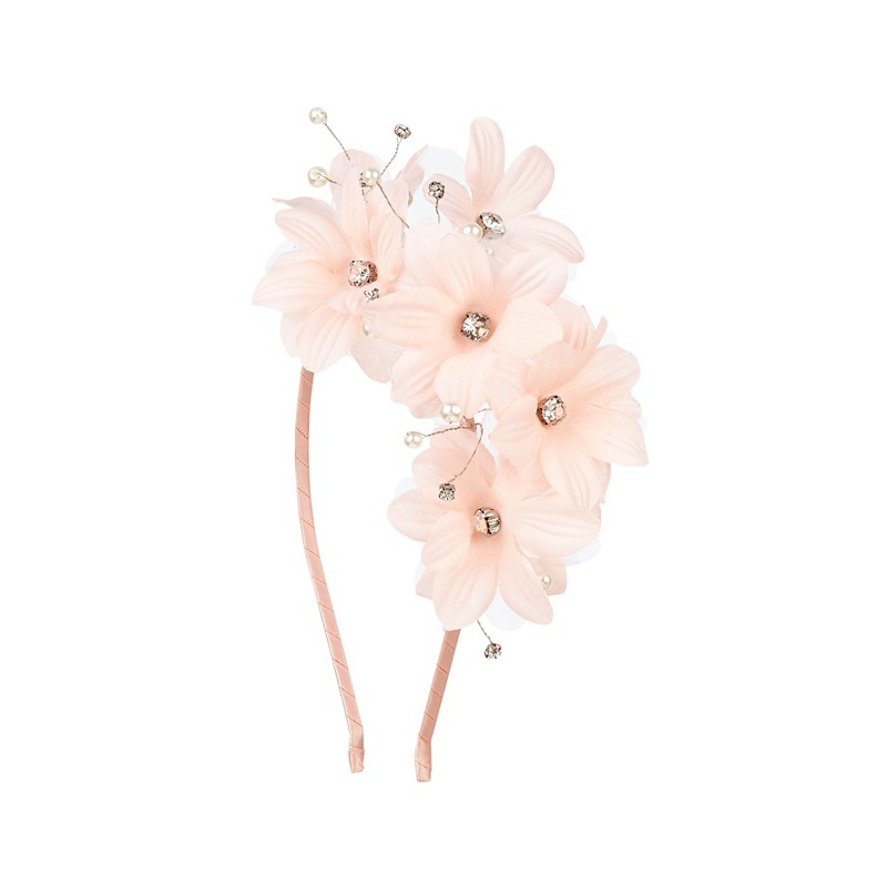 Diadeem Marybelle, pastel perzik